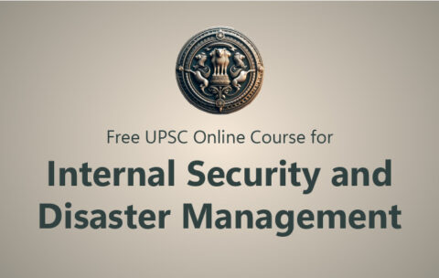 Internal Security and Disaster Management